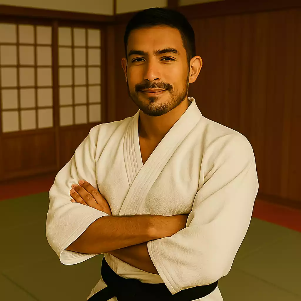 karateka que muestra Confianza y seguridad